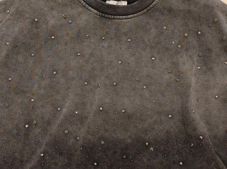 💎 ZWEITEILIGES SET GRAU-ANTHRAZIT – STRASS-STYLE Limone