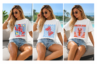 🌺 T-SHIRT LOBSTER / KRABBE / LOBSTER MARE (S426)