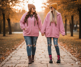 🐆 KAPUZENJACKE „LEO-GLAM“ – BARBIE PINK