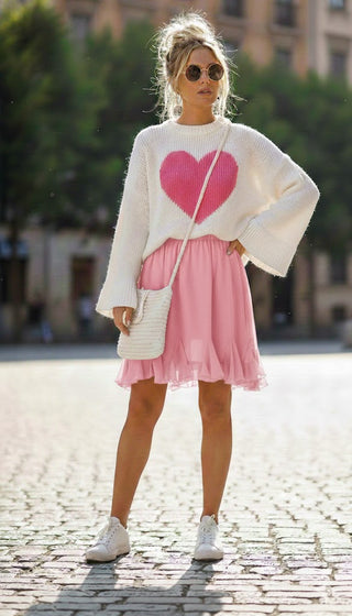 🌸 STUFIGER DOPPELLAGIGER ROCK IN PUDERROSA