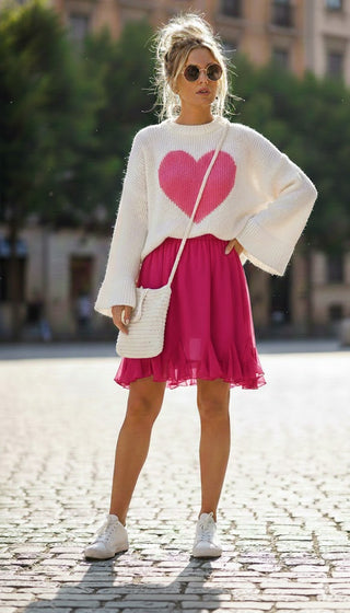 🌺 STUFIGER DOPPELLAGIGER ROCK IN FUCHSIA