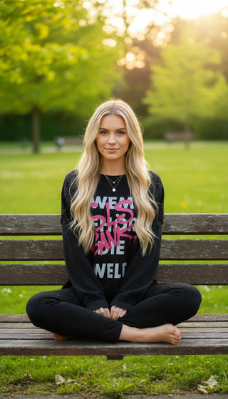 🌍 SWEATSHIRT SCHWARZ WEM GEHÖRT DIE WELT