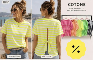 🌴 T-SHIRT „IBIZA“ (T2526) – BACK BOW