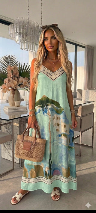 🌸 SOMMERKLEID „TOSCANA“ (K1526) – SUMMER FLOW