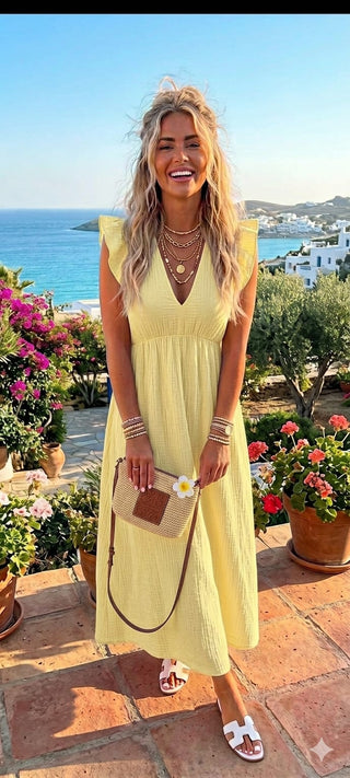 🦋 KLEID NALA – SCHMETTERLINGSÄRMEL (K226)
