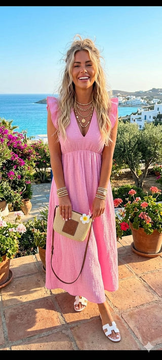 🦋 KLEID NALA – SCHMETTERLINGSÄRMEL (K226)